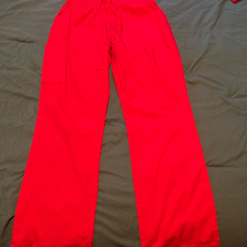 Red Scrub Pants